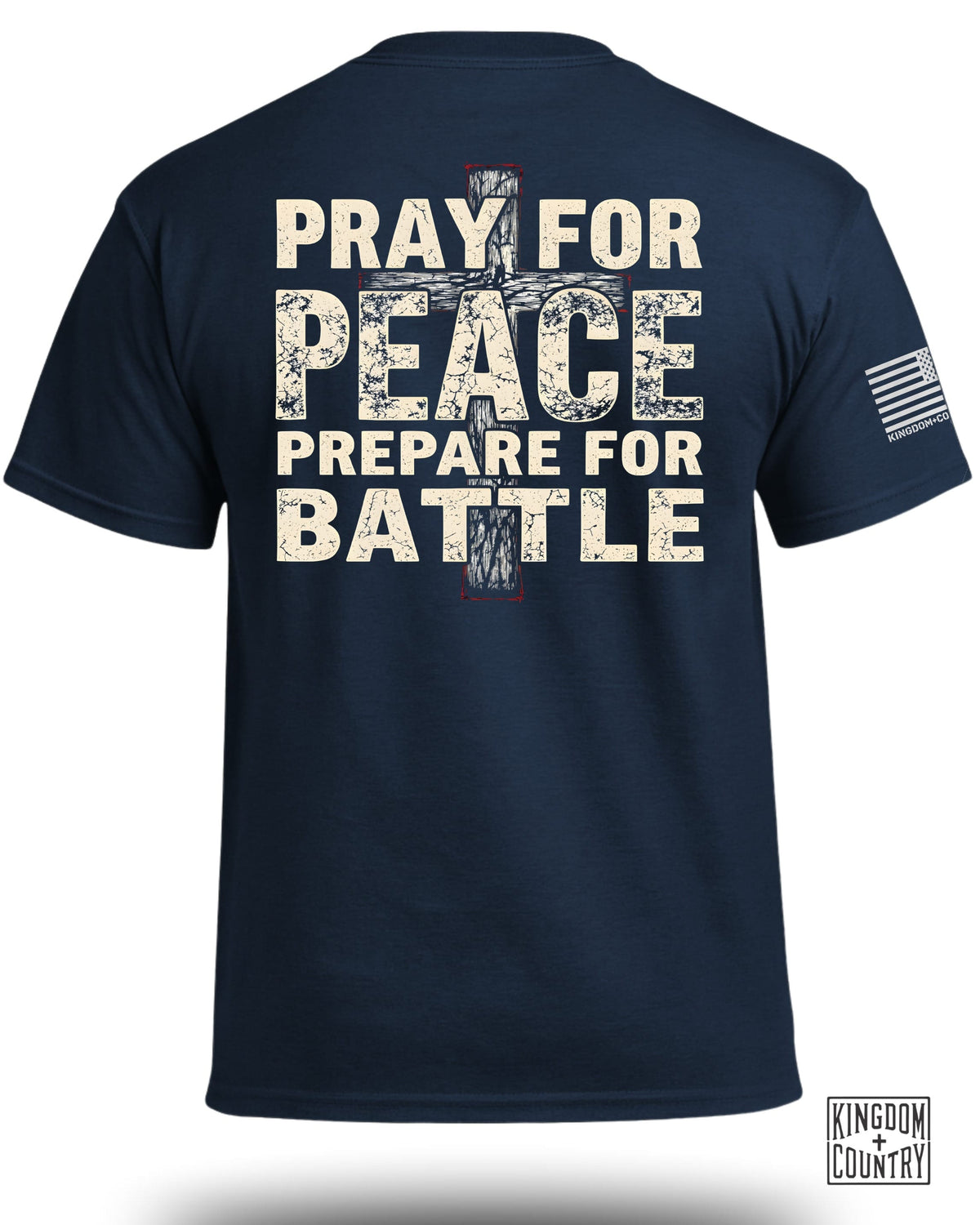 Pray for Peace Prepare for Battle T-Shirt