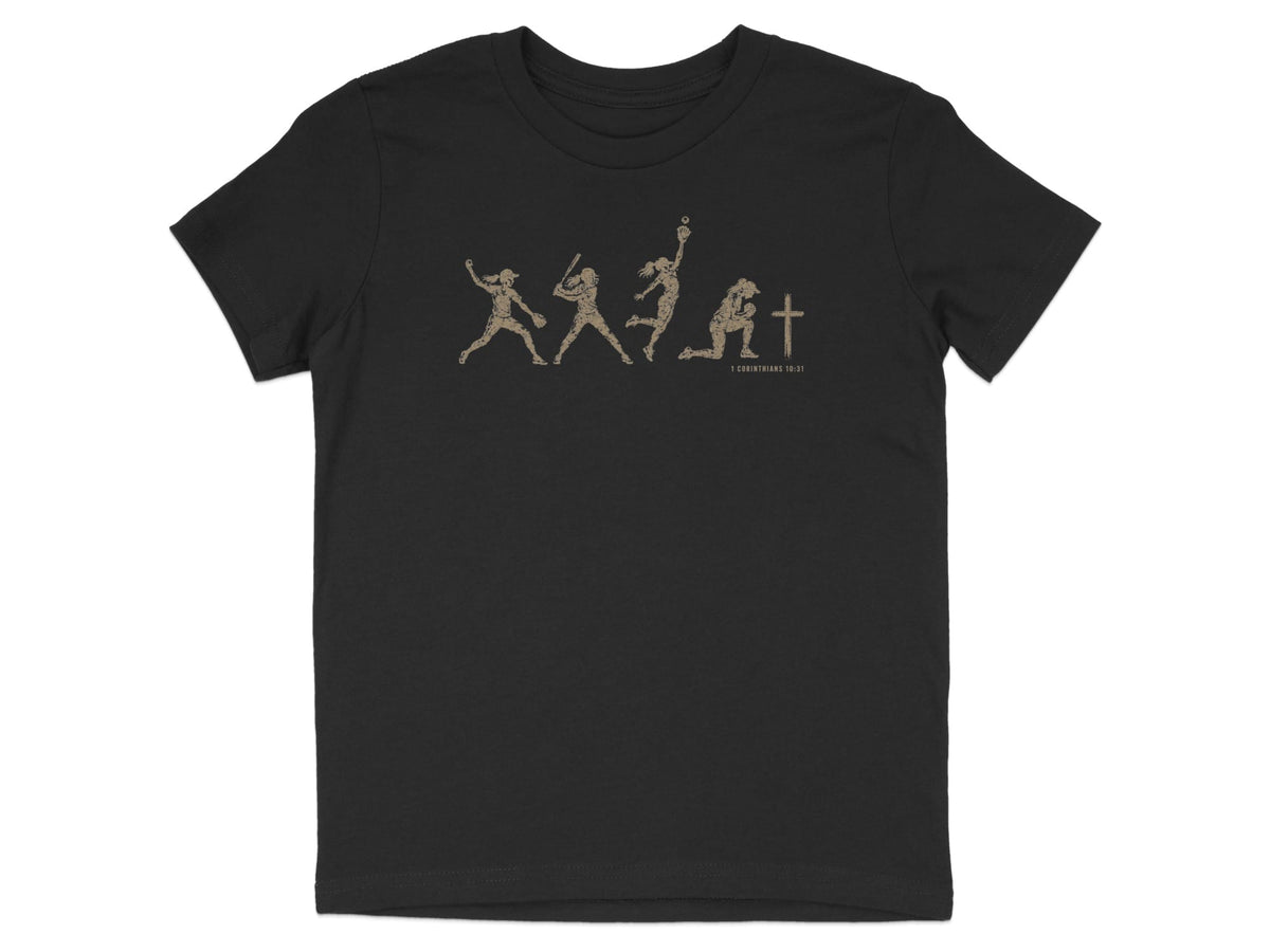 Softball Faith Journey Youth T-Shirt