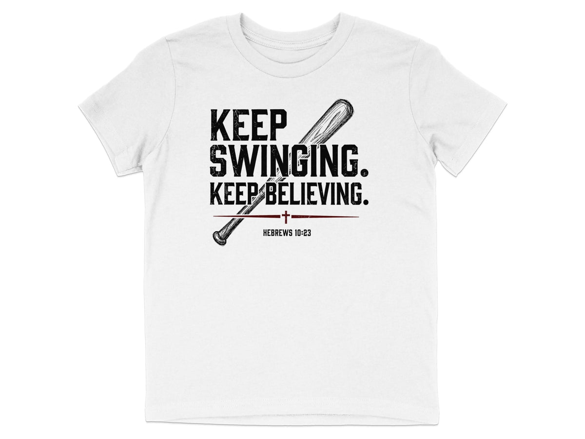Keep Swinging Keep Believing Youth T-Shirt
