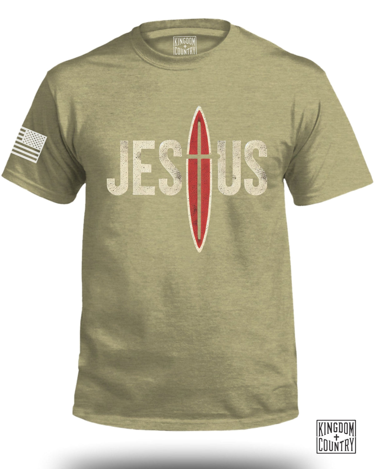 Jesus Surf Cross T-Shirt