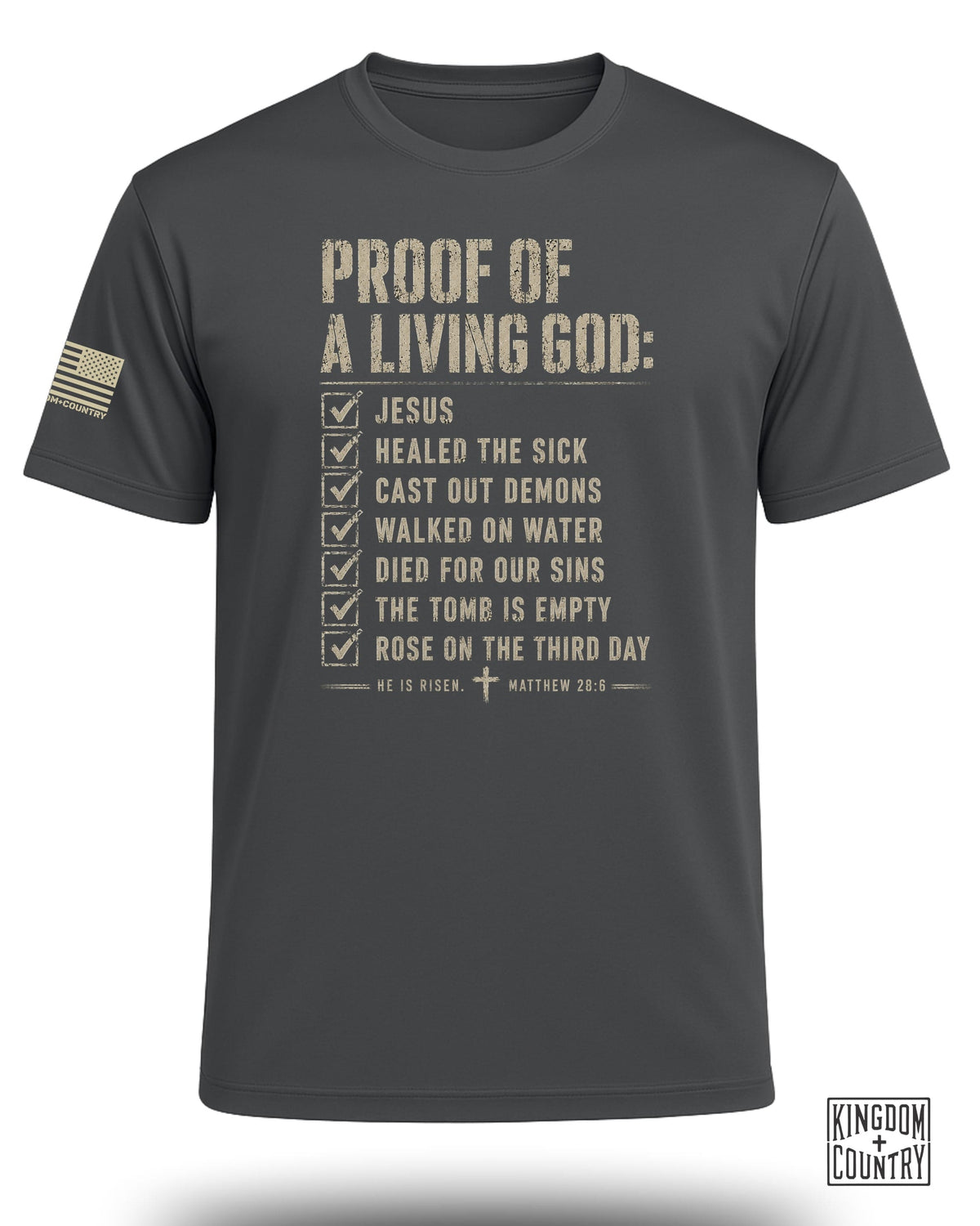 Proof of a Living God Performance Shirt