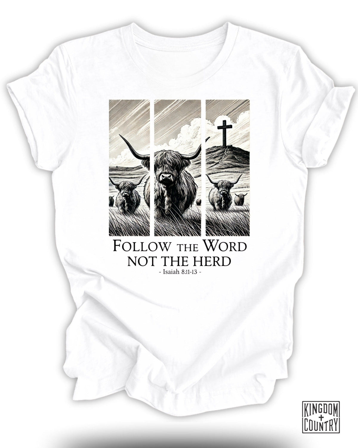 Follow the Word Not the Herd Christian T-Shirt