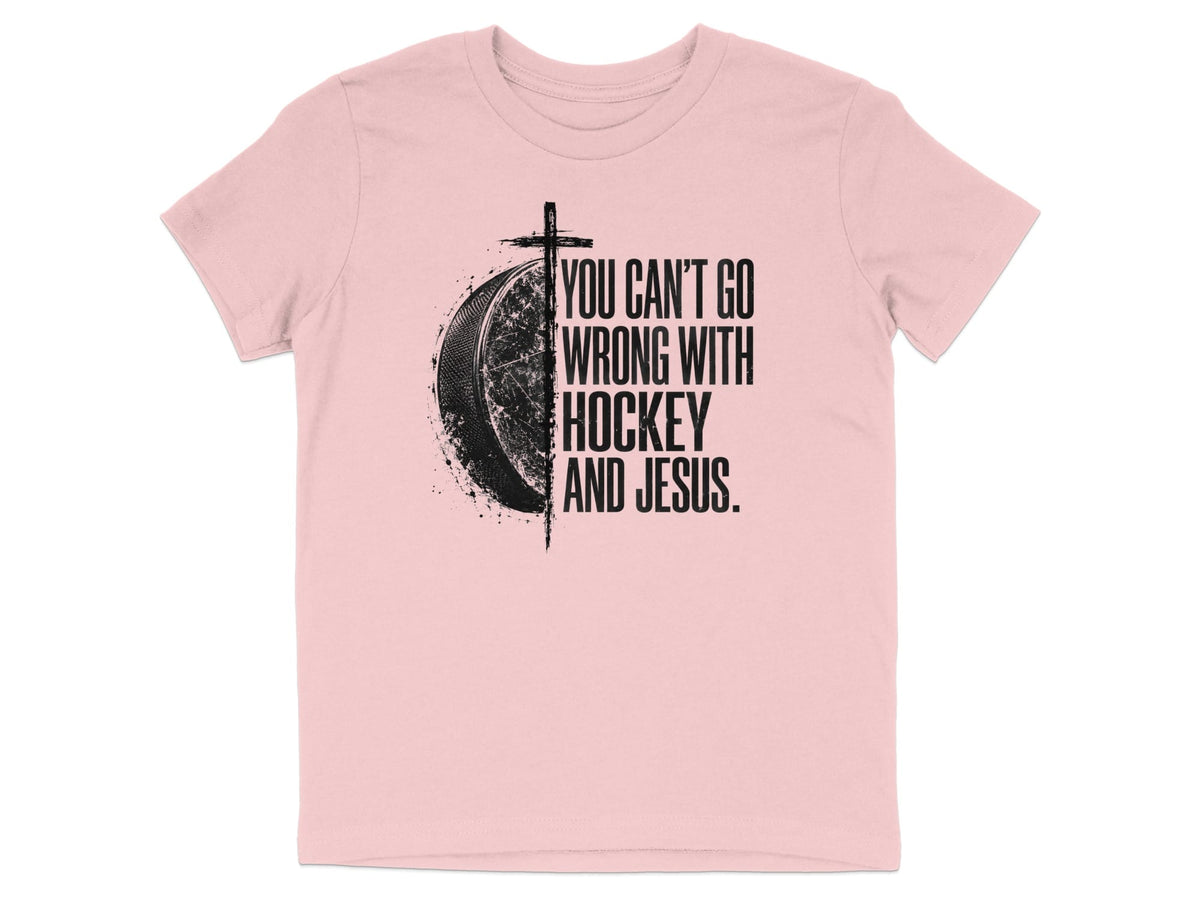 Hockey And Jesus Youth T-Shirt