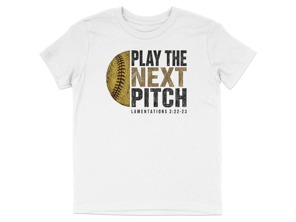 Play The Next Pitch Softball Youth T-Shirt