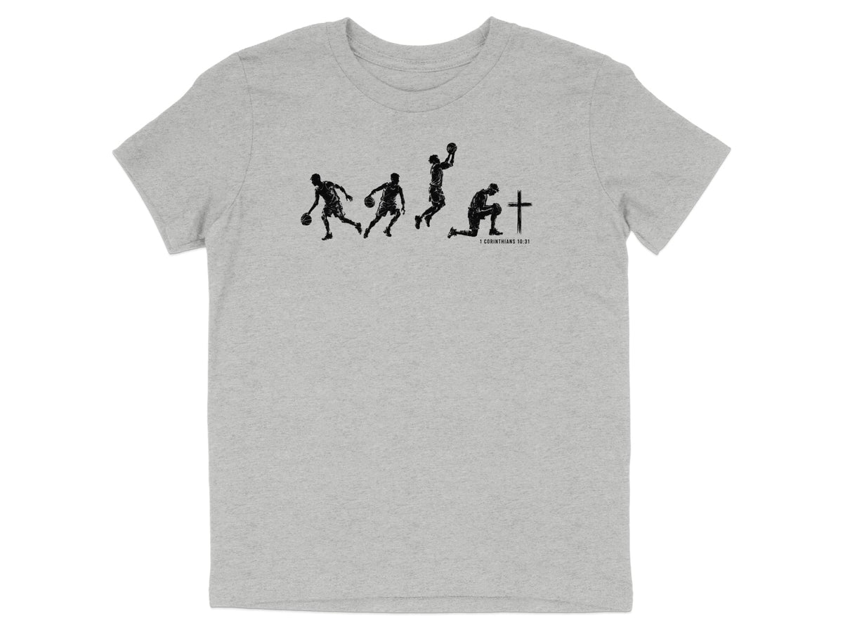 Basketball Faith Journey Youth T-Shirt