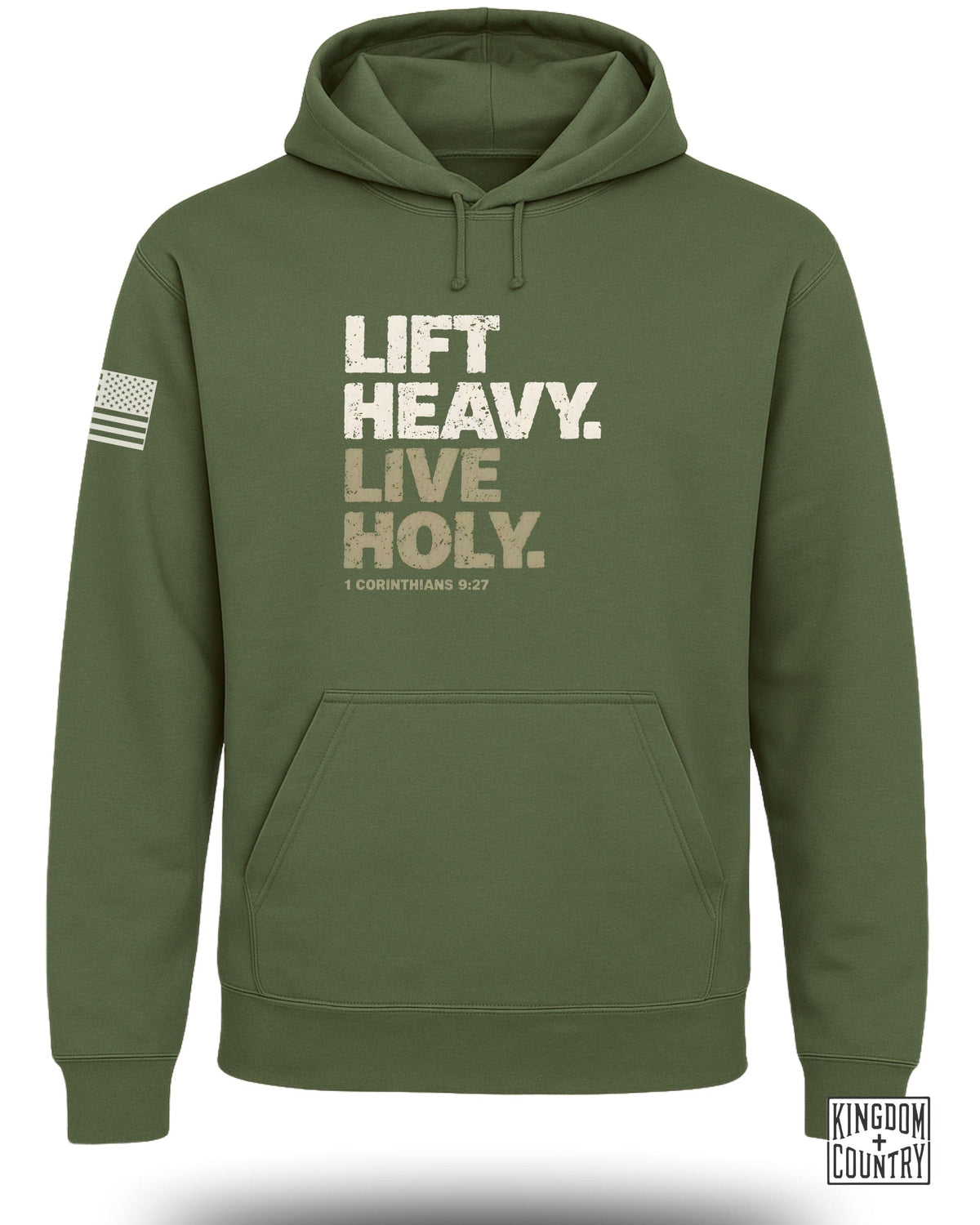 Lift Heavy Live Holy Hoodie