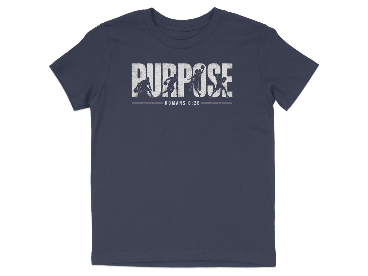Romans 8:28 Basketball Youth T-Shirt