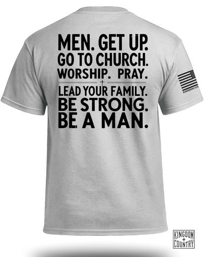 Men Get Up T-Shirt