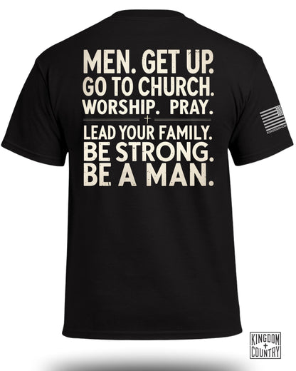 Men Get Up T-Shirt