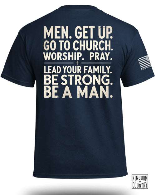 Men Get Up T-Shirt