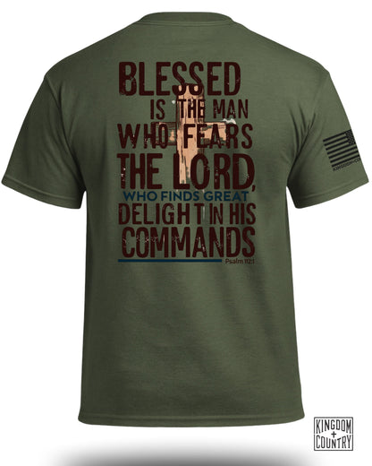 Blessed Is the Man Christian T-Shirt