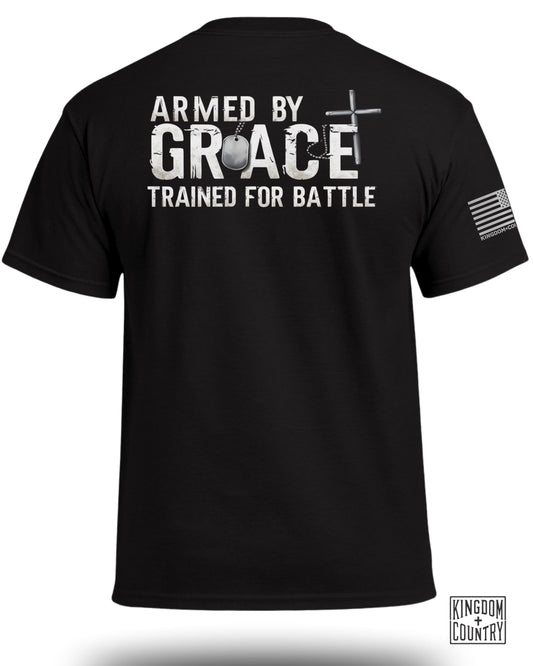 Armed By Grace Trained For Battle T-Shirt