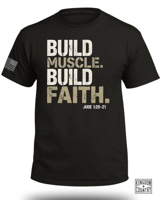 Build Muscle Build Faith T-Shirt