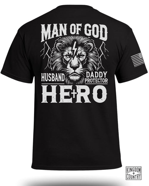 Man Of God Husband Daddy Hero T-Shirt