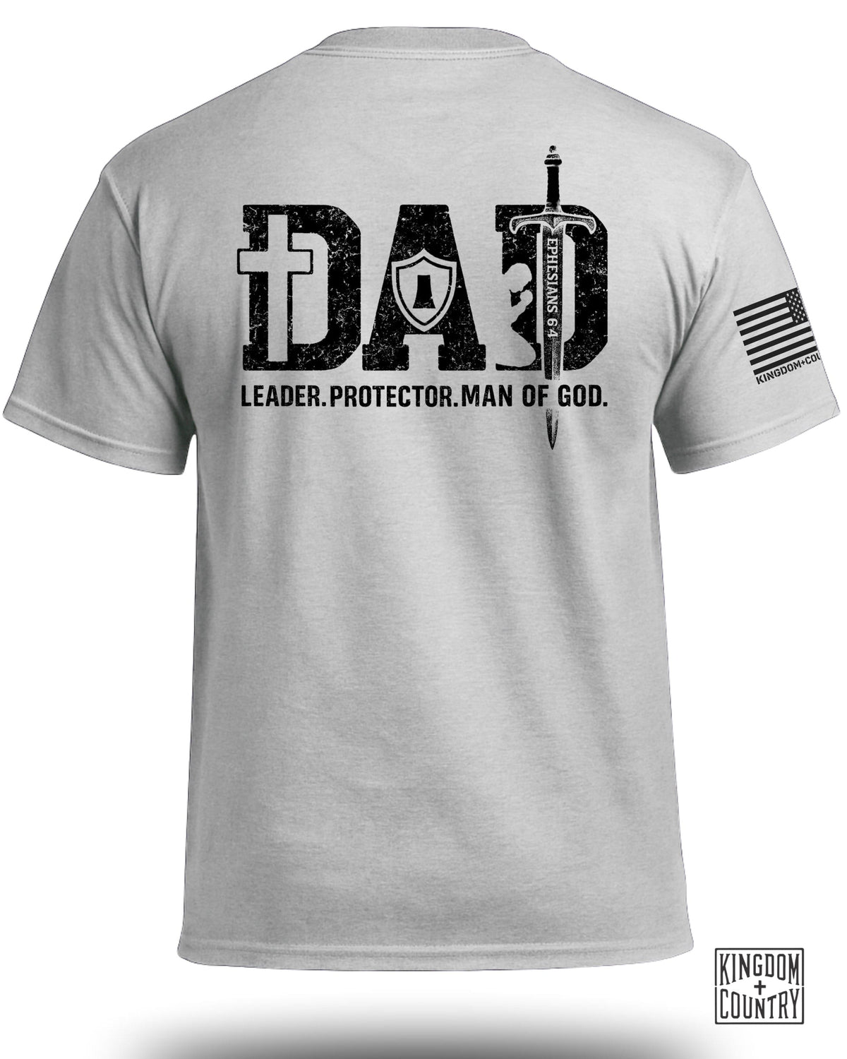 Dad-Leader Protector Man Of God T-Shirt
