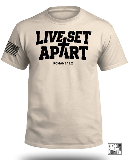 Live Set Apart Romans 12:2 T-Shirt