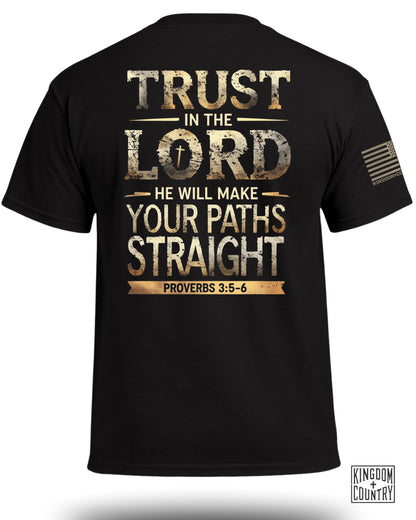 Trust In The Lord Proverbs 3 5-6 T-Shirt