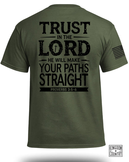 Trust In The Lord Proverbs 3 5-6 T-Shirt