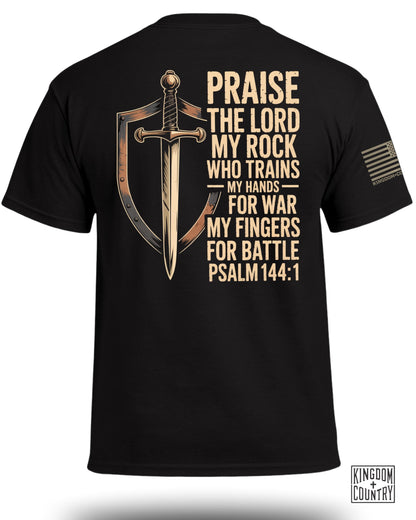 Praise The Lord Psalm 144:1 T-Shirt