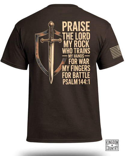 Praise The Lord Psalm 144:1 T-Shirt