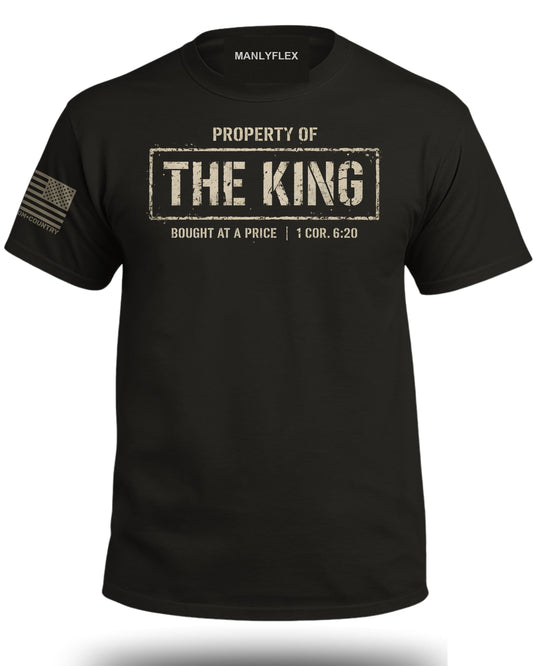 Property of The King 1 Cor. 6:20 Christian T-Shirt
