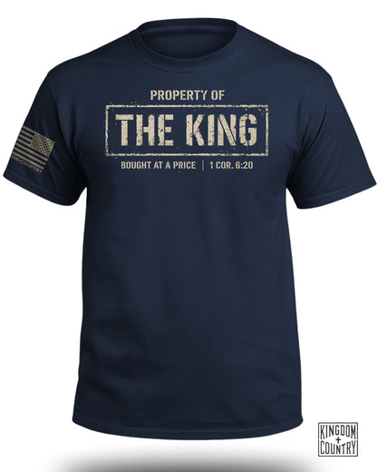 Property of The King 1 Cor. 6:20 Christian T-Shirt