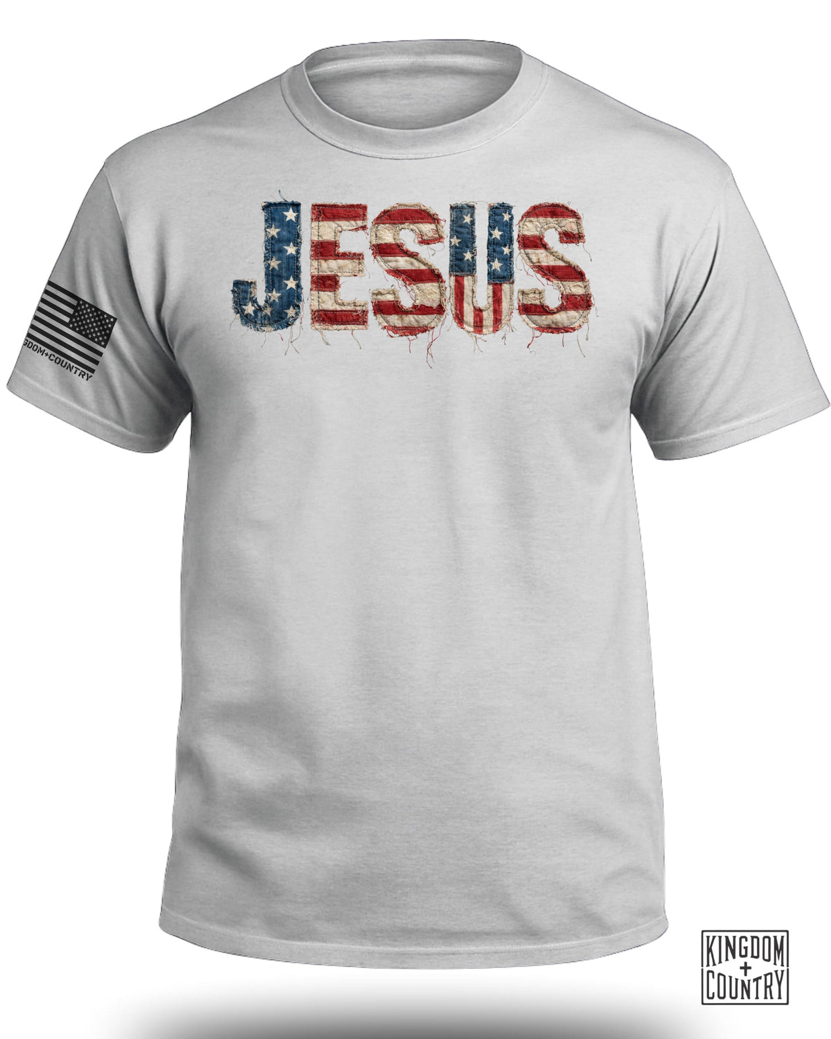 Patriotic Jesus American Flag T-Shirt