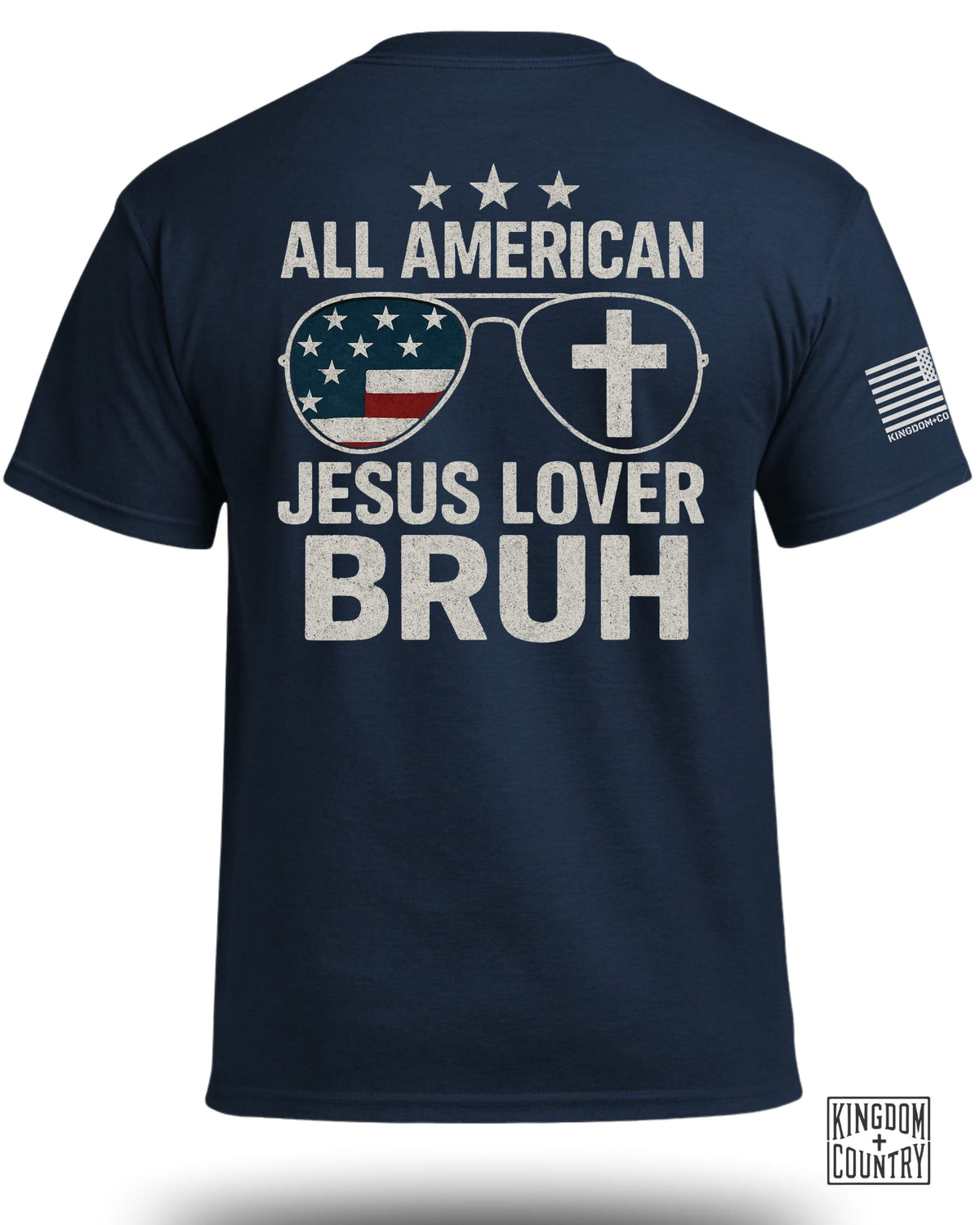All American Jesus Lover Bruh T-Shirt