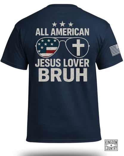 All American Jesus Lover Bruh T-Shirt