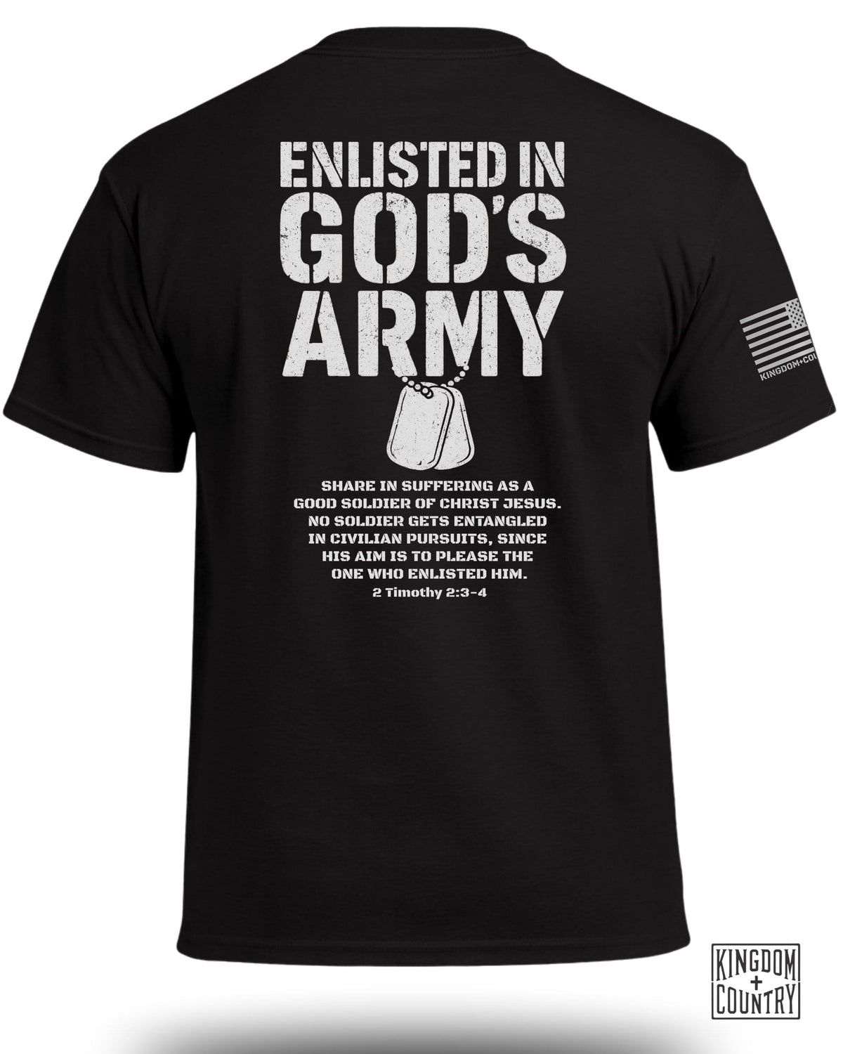 Enlisted In God's Army T-Shirt