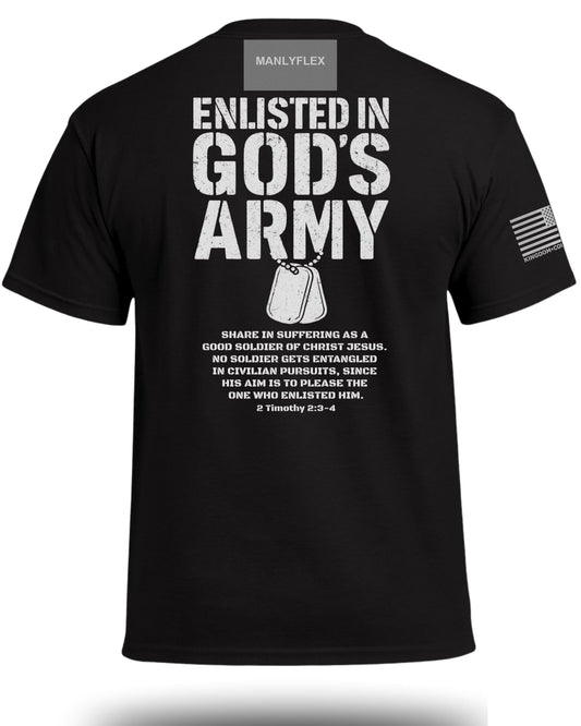 Enlisted In God's Army T-Shirt