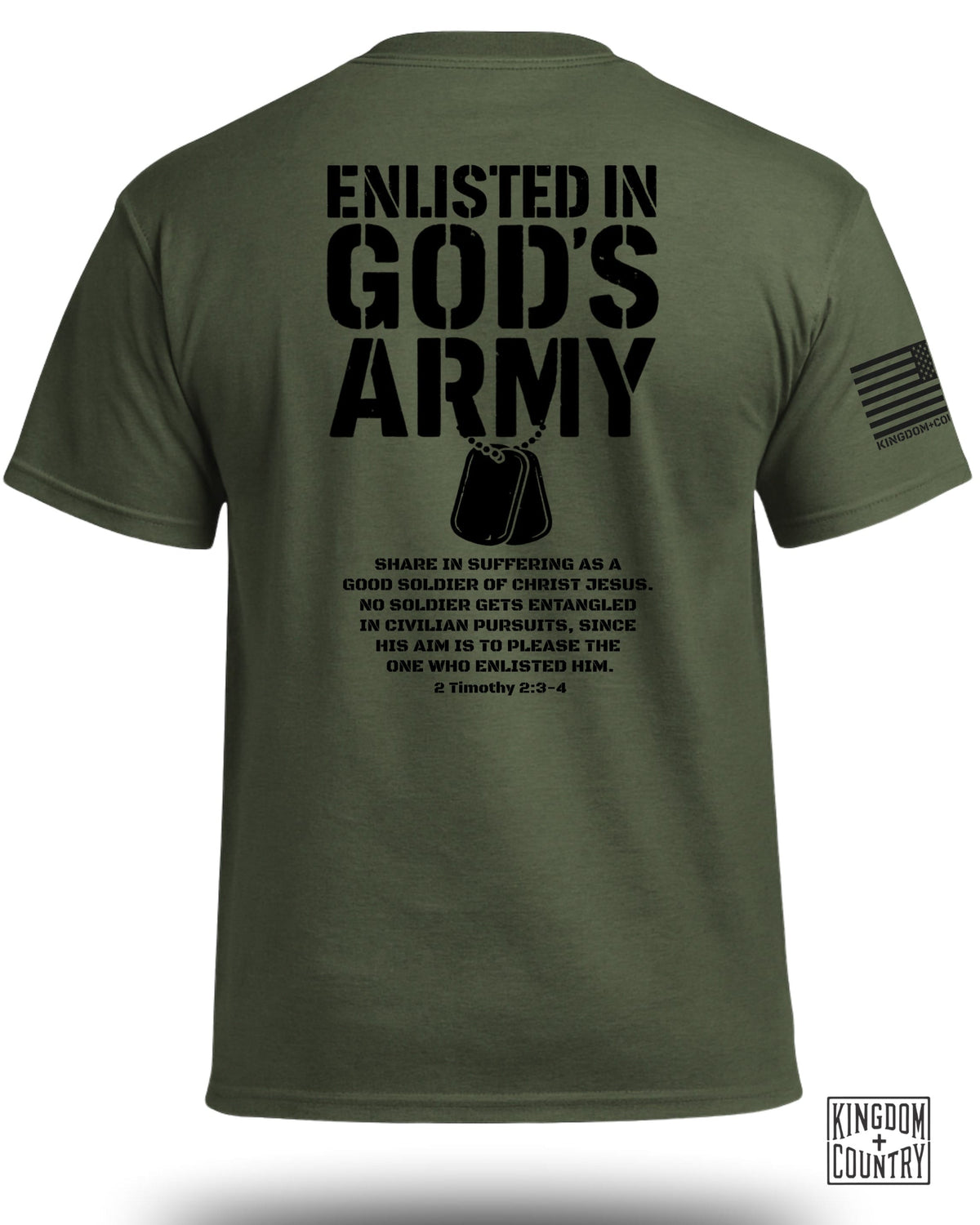 Enlisted In God's Army T-Shirt
