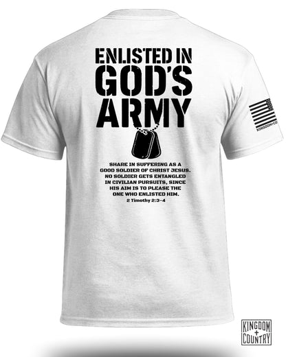 Enlisted In God's Army T-Shirt