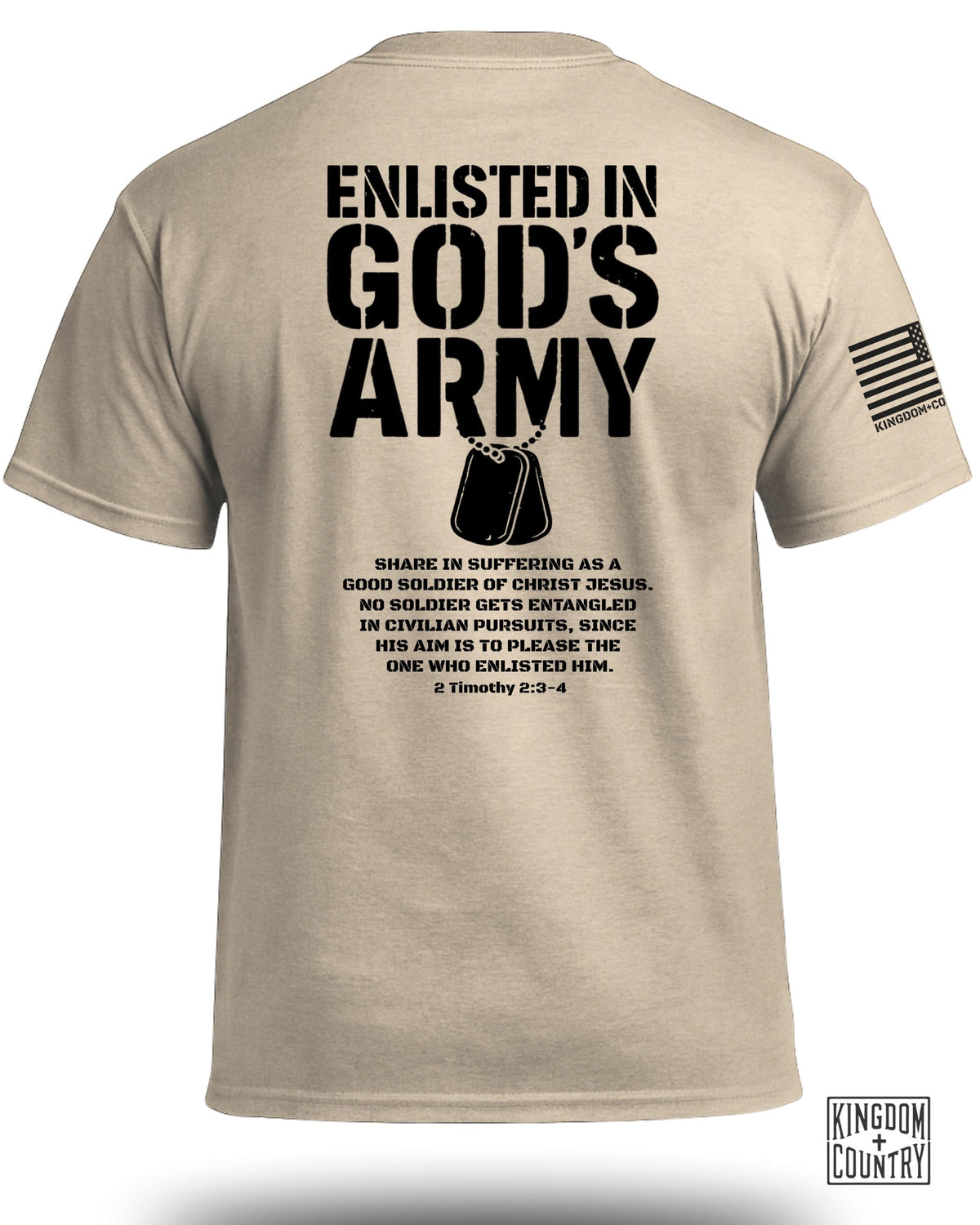 Enlisted In God's Army T-Shirt
