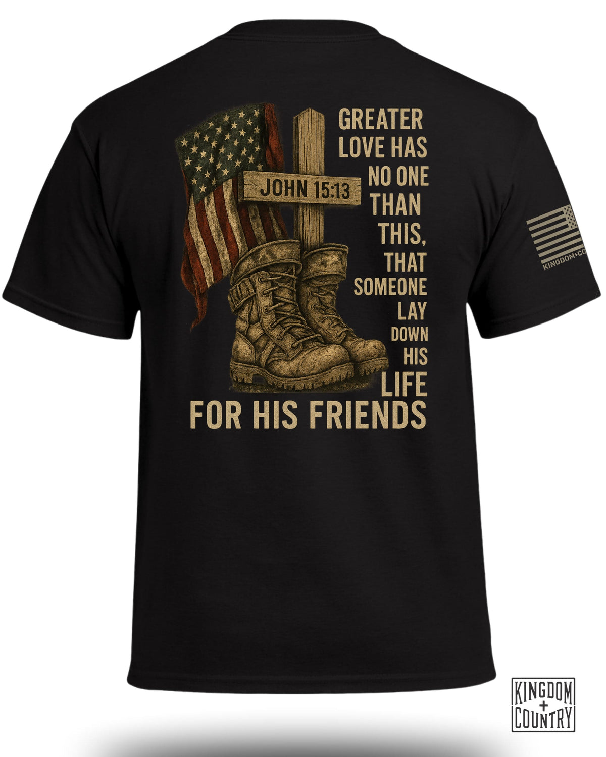 Patriotic John 15 13 T-Shirt