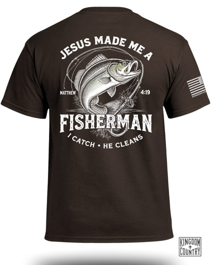 Jesus Made Me A Fisherman T-Shirt