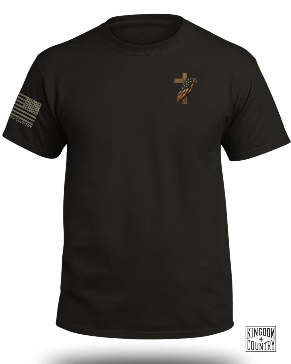 Stand For The Flag-Kneel For The Cross T-Shirt
