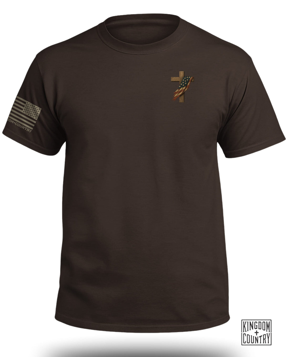 Stand For The Flag-Kneel For The Cross T-Shirt