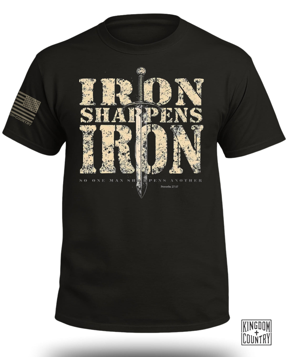 Iron Sharpens Iron Proverbs 27:17 T-Shirt