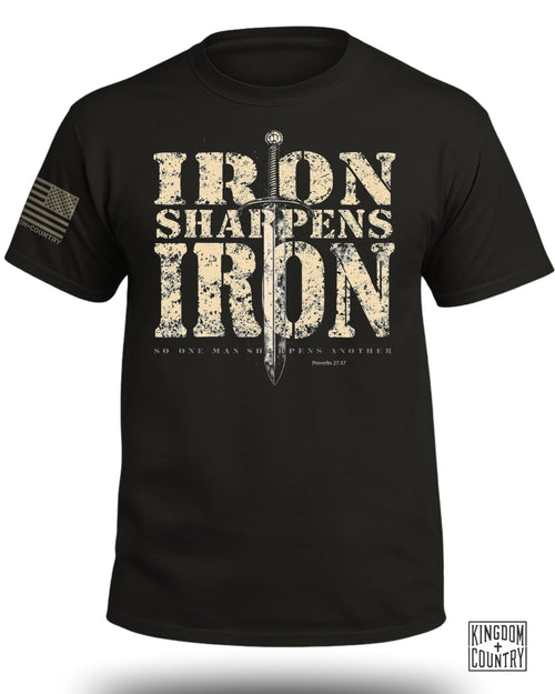 Iron Sharpens Iron Proverbs 27:17 T-Shirt