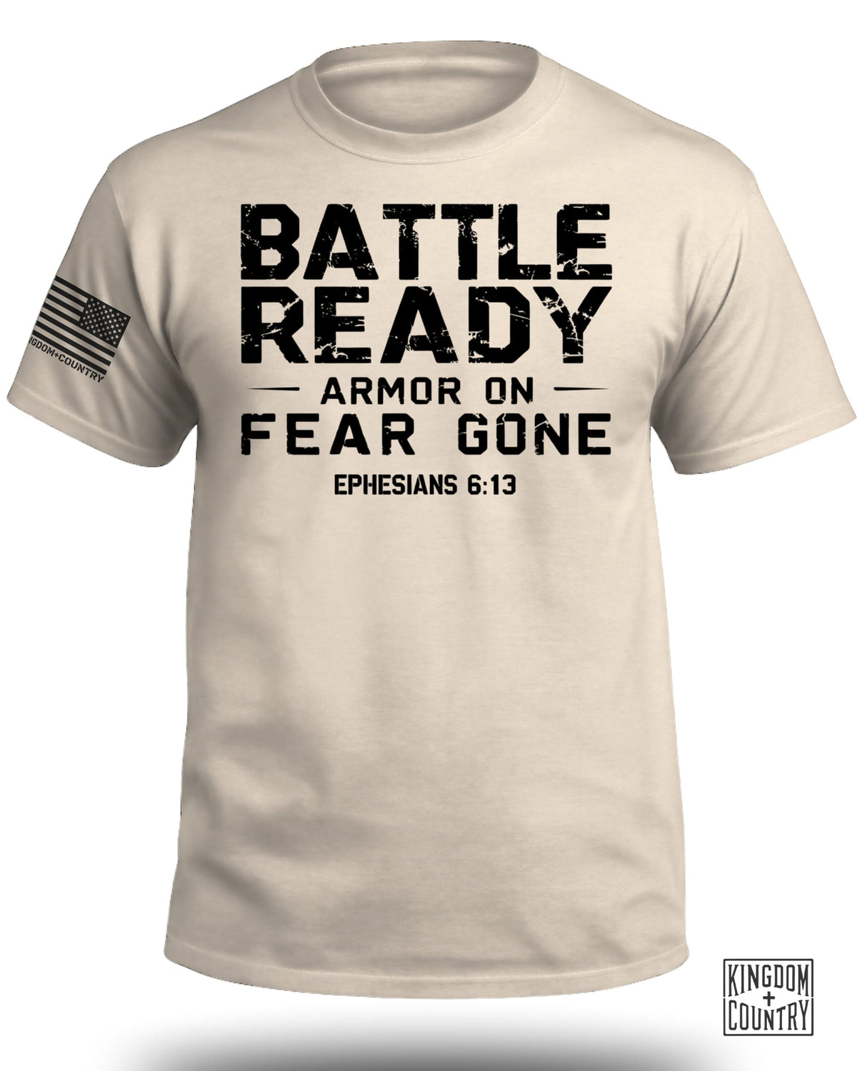 Battle Ready Armor On Fear Gone T-Shirt