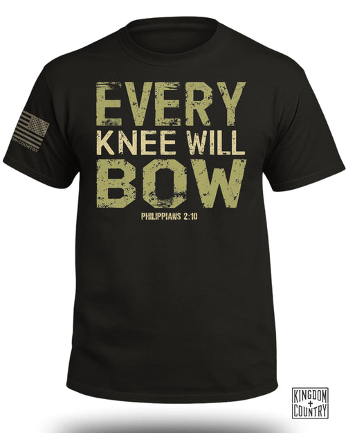 Every Knee Will Bow Philippians 2:10 T-Shirt