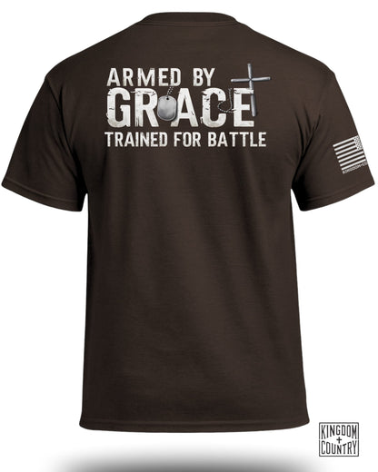 Armed By Grace Trained For Battle T-Shirt