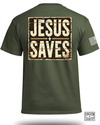 Jesus Saves Graphic T-Shirt