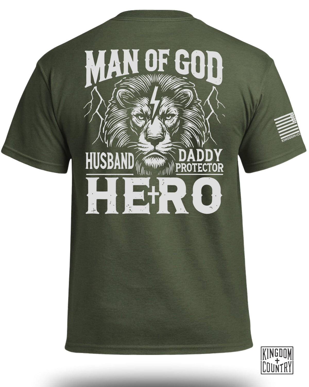 Man Of God Husband Daddy Hero T-Shirt