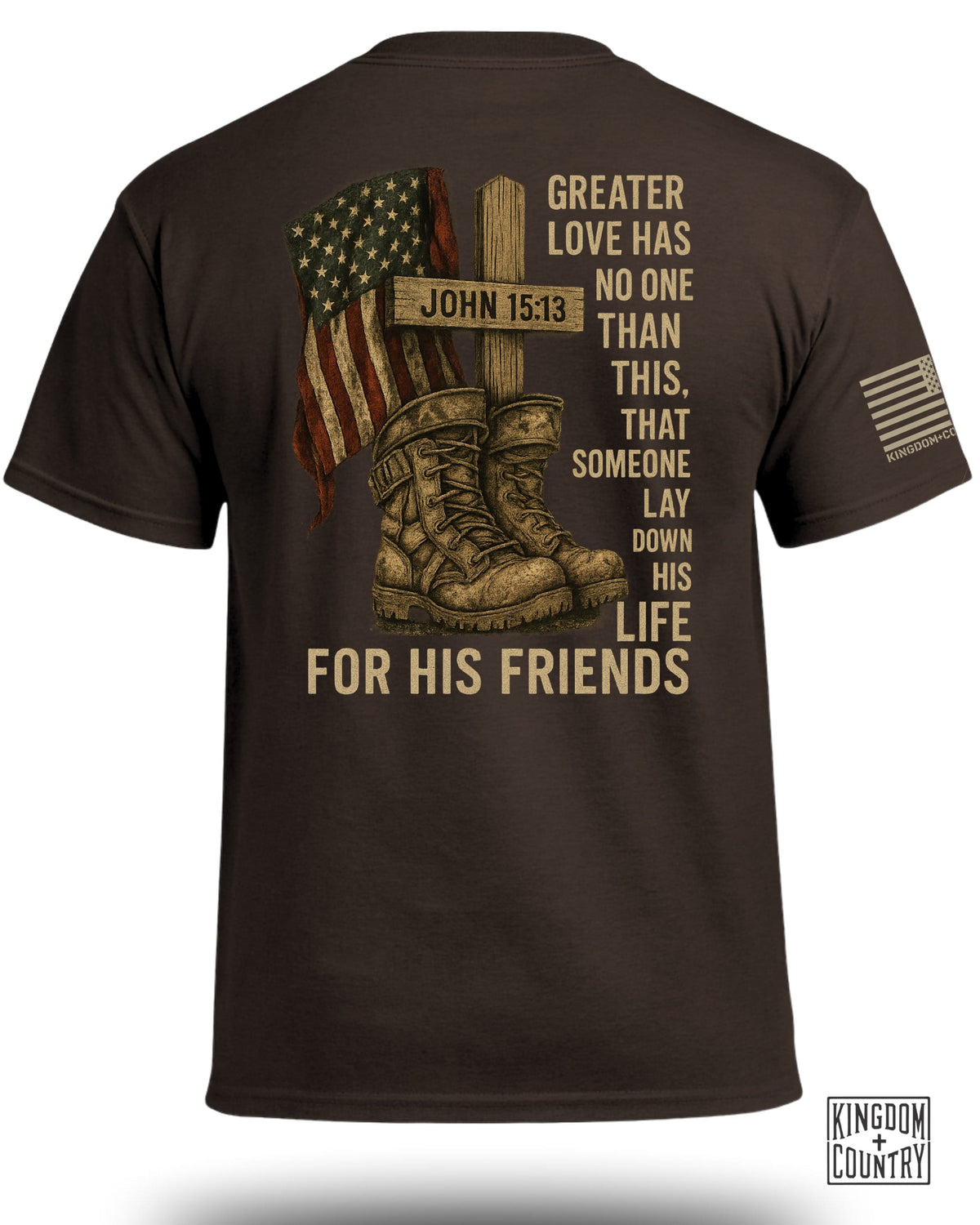 Patriotic John 15 13 T-Shirt