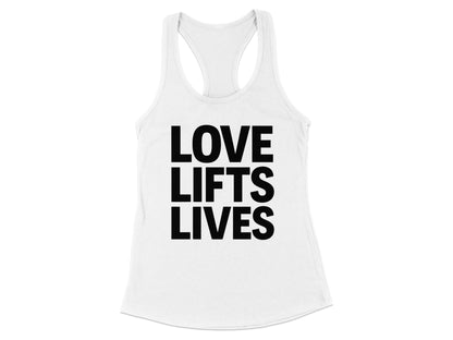 Love Lifts Lives Racerback Tank