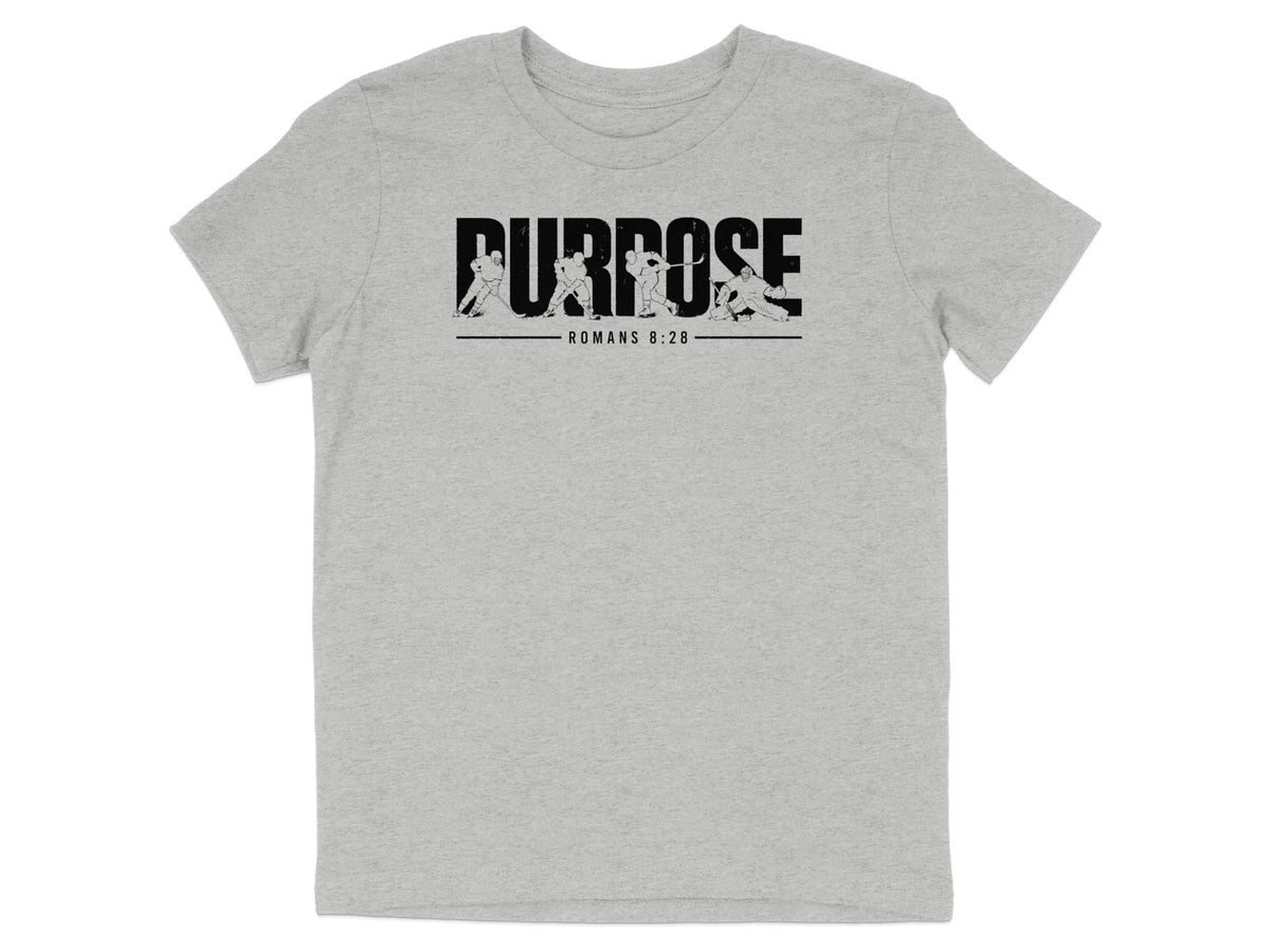 Romans 8:28 Hockey Youth T-Shirt