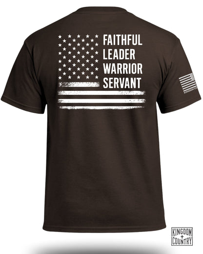 Faithful Leader Warrior Servant T-Shirt