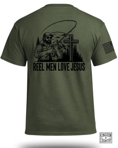 Reel Men Love Jesus T-Shirt